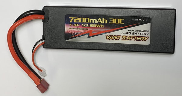 Hovedbilde Vant Hard Case 7.4V 7200mAh 30C - Square Case - ...